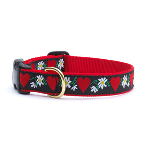 Hearts and Flowers Dog Collars from Absolutely Animals