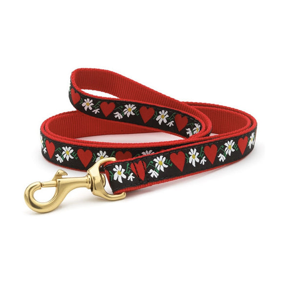 Hearts & Flowers Dog Lead