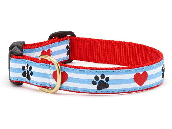 Pawprint Dog Collar