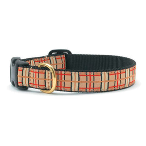 Up Country Plaid Dog Collar